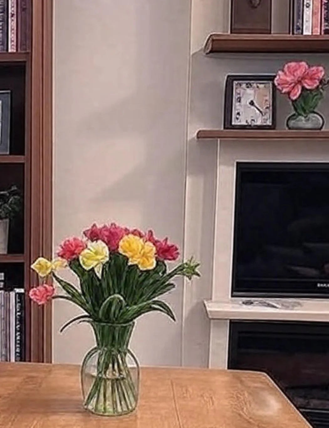 Large Square Roman Numeral Wall Clock – Black Mirror Silent Design | Sparkle Decors UK